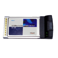 PC카드타입(PCMCIA:32Bit 노트북용) 10/100Mbps